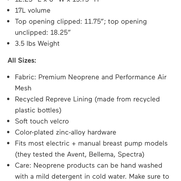 NWT LARGE Dagne Dover Dune Neoprene Diaper Bag - Picture 7 of 10